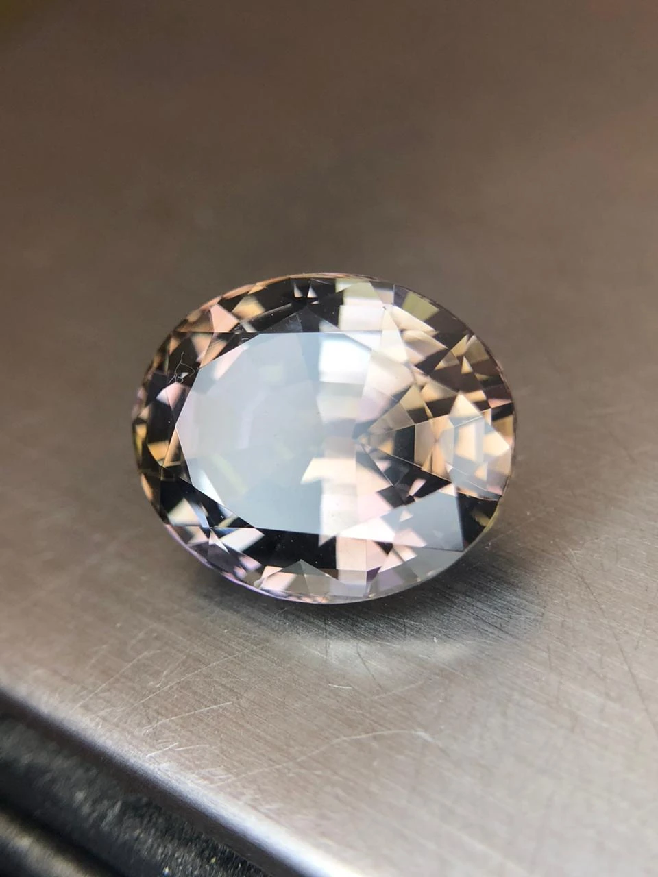 Natural Untreated Tanzanite 9.2 carats in Classic Oval Step Cut — view 4